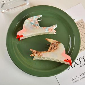 YHJ Cute Swallow Hair Clip Actate Zaawansowane design shark Crabs Clips Hairgrip Claw Akcesoria dla kobiet 240425