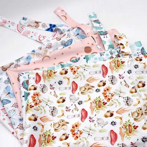 L82P Сумки для подгузников Водонепроницаемые мешки мешки Diper Mummy Baby Maternity Packs Washable Zipper Caddy Organizer Dry Travel Nappy 30x40 см D240430