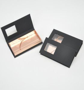10Lot Whole Eyelash Packaging Box Lash Boxes Package Custom Rectangle Black Glitter Mink Lashes Makeup Storage Case Vendors F3791699