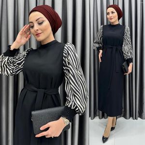 Abbigliamento etnico Abaya Donne Abaya Donness Maxi Muslim Dubai Arabo Elegante Abito da festa Long Party Marocain Kaftan Eid Ramadan Jalabiya Djellaba