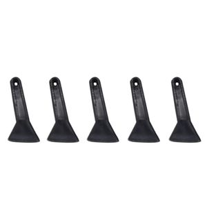 Plast Black Pollen Scrapers 5st Per Pack för ört Tobaksslipare Crusher Rökning Rör Tillbehör Rökning Accessory2047365