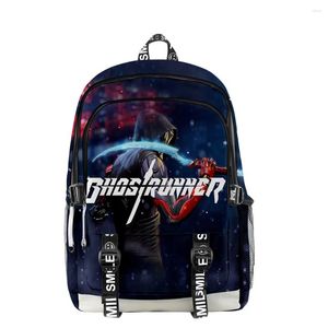 Backpack Ghostrunner 2024 Game Zipper School Bag Unikalna dziennik Traval Oxford Cloth
