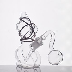 14mm Female Glass Bongs Water Pipes Honeycomb Perc Bubbler Cigarette Tobacco Dab Oil Rigs with Male Glass Oil Burner Pipe Recycler Ash Catcher Bong Portable Smoking