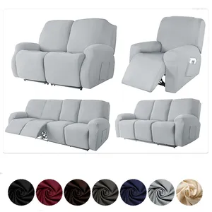 Chair Covers 1/2/3 Recliner Sofa Cover Elastic Protector Lazy Boy Relax Armchair Couch Stretch Slipcovers For Home Decor