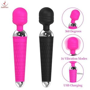 Другое здоровье красоты 16 скорость мощный AV Vibrator Clitoris, стимулирующий игрушечный женский g-spot wand массаж для взрослых порнографический продукт Q240430