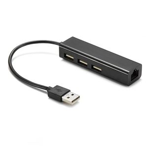 USB-Cファストイーサネットアダプター3 USB CハブからイーサネットRJ45 LANアダプターネットワークカードホワイトメガインターネットMacBook Pro Type-Cケーブル