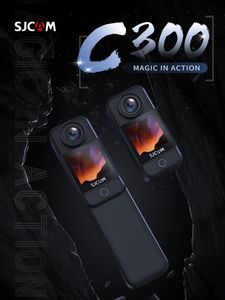 SJCAM C300 Pocket Action Camera 4K FHD mit langer Akkulaufzeit 30m wasserdicht 5G WiFi Camera Sport Action Cam 240430