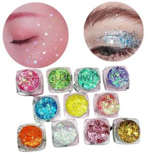 Body Glitter Glitter Lidschattengel Make -up Nail Art Meerjungfrau Pailletten Schimmer Diamond Ey