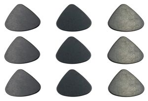 Triângulo Black Plastic Pólen Raspadores para Herb Grinder ABS Sapel para Kief Tobacco Guitar Pick Acessórios de fumantes6277180