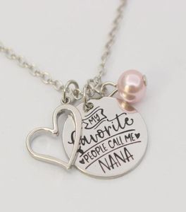 My Favorite People Call Me Gigi NANA MawMaw Mimi Mother039s Day Gift Gift For Mom Her Grandmother Pendant Necklaces2771767