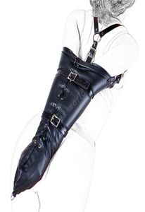 Sexo Soft Pu Leather Binder Bondage Slave Fetish One Brand Guff Glove SM BDSM Kit de Bondage Adulto Restrições de Brinquedos Sexuais Para Mulher Q4165427