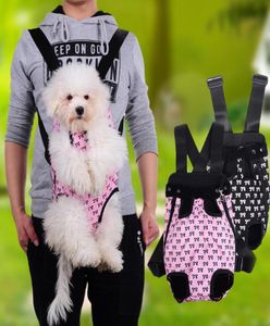 New Fashion Dog Cat Pet Cog Puppy Carry Front Transports Outdoor Backpack Bag com o suporte de animal de estimação de padrão de bowknot fofo para 1854192