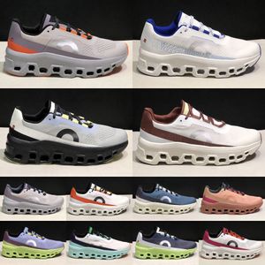 Designer Shose Sıradan Koşu Ayakkabıları Bulut 5 Bulut X3 Cloudmonste Erkekler Kadın Spor ayakkabılar Siyah Beyaz Bulutlar Egzersiz Çapraz Aloe Fırtına Mavi Dantel Up Mesh Trainers Boyut