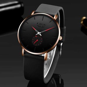 Wristwatches Lige 2023 New Fashion Sports Mens Es Top Brand Luxury Fuckury Simple Ultra-SHIN MEN