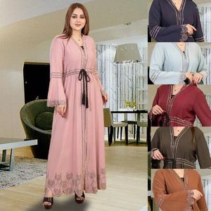 Ethnic Clothing Plus Size African Long Dresses For Women 2024 Traditional Nigeria Luxury Drill Caftan Dress Abaya Musulman Robe Femme