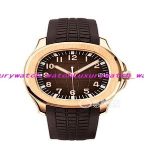 16 Style Luxury Wristwatch Automatic Watch Men Black 5167A001 Dial Rose Gold Skeleton Rubber Band Transparent Back Men Watch6314653