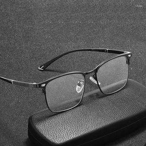 Óculos de sol Bolsas de titânio Vintage Ligas de titânio Os óculos moldura Menopia prescripts óculos ópticos Mulheres 2024 Coreia Eyewear