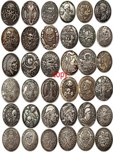 Stare hobo nikielne monety monety antyczne prezenty szkieletowe fantasy vintage średniowieczne kolekcje podróży metalowe monety2132229