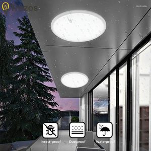 Lampki sufitowe LED TRZY anty-suily światło Ultra-cienkie, wodoodporne balkon w łazience i korytarz korytalny