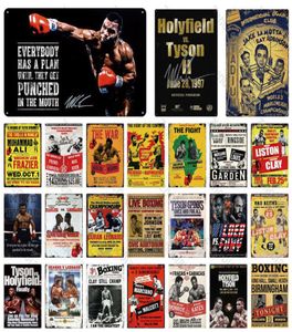 Boxing Metal Sign Plant Metal Vintage Pub Retro Wall Decor для барного паба клуб Man Cave Metal Posters3969902