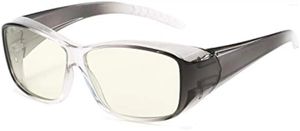 Solglasögon lvioe passar över blått ljusblockeringsglas för att bära recept/RX LS024
