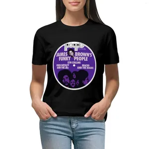 Polos femininos Retro Funky People Halloween T-shirt Feminino Hippie Roupas Tops