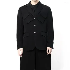 Herrdräkter 2024 Kläder Fashion Original Suit Show Custom-Made Multi-Pocket Multi-Layer Plus Size Jacket