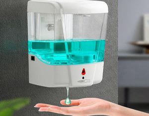 700 ml Automatisk tvåldispenser Touchless Smart Sensor Badrum flytande tvåldispenser Hands Touchless Sanitizer Dispenser KKA794599798