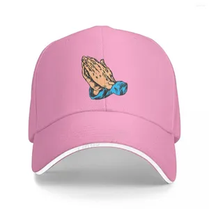 Berets Praying Hands Baseball Cap Men Women Snapback Hat Casquette Casual Print Jesus Christ Hip Hop Caps Dad Hats