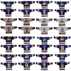 Kob Hanson Brothers Charlestown Jerseys 1 Denis Lemieux 2 Wanchuk 3 Killer 5 Charlebois 6 Ahern 7 Dunlp 8 Bergeron 10 Braden 14 Drouin Jerseys