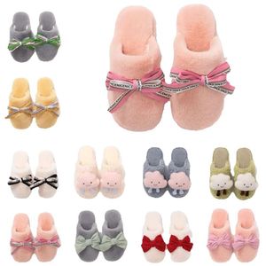 Yellow Pink Wholesale Women White Winter Fur For Slippers Snow Slides Indoor House Fashion Outdoor Girls Ladies Furry Slipper Soft Comfortable Shoes Ry Comtable ry