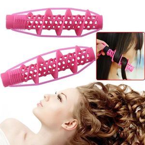 2pcs/Set Hair Rollers Спиральные керлинг DIY Инструмент Уход за волосами парикмахерская без тепла без зажига