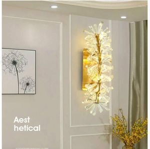 Wall Lamps Modern Nordic Vintage Crystal Lamp Decora Luxury LED Lights Bedroom Restaurant Aisle Creative Retro Lighting