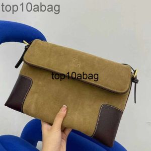 borse di moda in borsa Loeweee Loewew Nuovo portafoglio per la pelle di cervo Autumn e inverno antichi sacchetti di posti di postino in pelle glassata una borse a assi di alta qualità di alta qualità