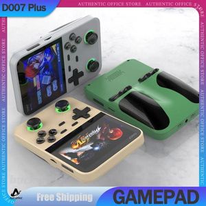 Controladores de jogo D007 Plus Console portátil de 3,5 polegadas IPS Players retro jogadores duplos Joystick 10000 Games portáteis