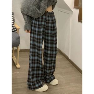 Pantaloni casuali Donne Pantaloni a gambe larghe in stile pigro Sub primavera Autunno estate sciolte piccoli pantaloni trascinati dritti