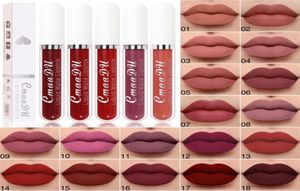 CMAADU 18 Lip Gloss Color Matte Liquid Lipstick Waterproof Natural Long Last Velvetines Makeup Lipgloss5019048