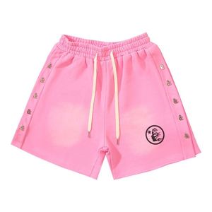 HellStart Short Hellstarr Street Fashion Marca Trendy lavou os shorts de verão de verão casual de verão 78f