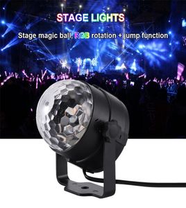 3W Mini RGB Crystal Magic Ball Sound Activated Disco Ball Stage Laser Lamp Lumiere Christmas Laser Projector Dj Club Party Light S5821107