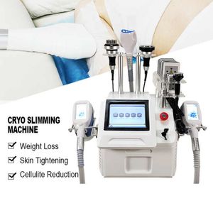 Slimming Machine 360 Cryolipolysis Fat Freezing Slim Machine 7 In 1 Cryo Therapy Freez Cold Rf 40K Cavitation Lipo Laser