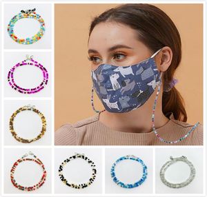 16 Farben Gesichtsmaske Lanyard Face Masken Schnellverlängerung Handy praktische Sicherheitsmaske REST -Ohrhalter Seil am Hals Str5523416