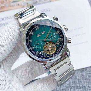 مشاهدة الساعات AAA 2024 الفاخرة PP Business Leisure Flywheel Mens Mens Watch بالكامل أوتوماتيكية ميكانيكية 316 الفولاذ ساعة