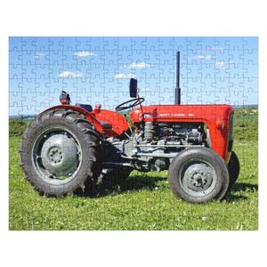 Massey Ferguson 35 Traktor Puzzlespielzeug für Kinder Personalisiertes Geschenk 240428