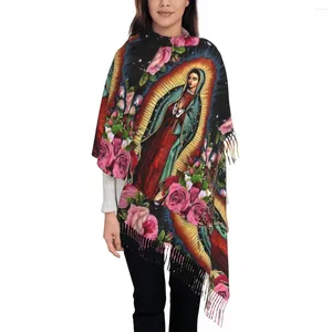 Scarves Outdoor Scarf Autumn Virgin Mary Love Shawls And Wrap Mexico Christian Gifts Custom Foulard Lady Y2k Cool Wraps