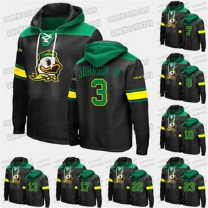 CEOA3740 NCAA Oregon Ducks Hoodie Johnny Johnson III Darrian Felix Daewood Davis CJ Verdell Troy Dye Justin Collins Zach Emerson Mitchel Jerseyl