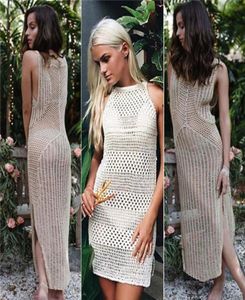 Sexy Women Summer Beach Dress Sarong Cover Up White Lace Bikini CoverUps Crochet Swimwear Bathing Suit Sarongs4079845