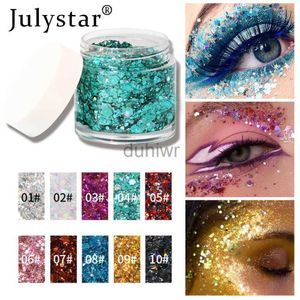 Vücut Glitter Glitter Göz Farı Yüz Pulları Dekorasyon Yüz Göz Vücut Makyajı İçin Parlak Parlak Pullar Çivi Diy Partisi Dans Dekor Kozmetik D240503