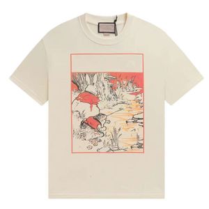 Дизайнер брендов высококачественная футболка летняя готическая блузя мужская коротка с короткими рукавами