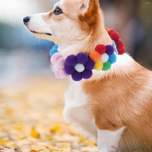 Hundebekleidung Halsband Verstellbare Haustiere Haustier Hals Krawatte modische Blumenkatze