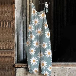 Harajuku Fashion Wide-Leg Jumpsuit Backgy Banns Casual Print